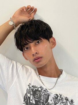 ツーダブルバイフィフス 茶屋町店(WW.. by fifth) センターパートニュアンスパーマスパイラルパーマメンズパーマ