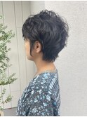 ショート×パーマ