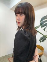 アル 心斎橋(alu)&nbsp;小顔カット/ココアベージュ/オリーブグレー/ツヤ髪スタイル