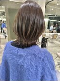 レイヤーボブ くびれヘア ボブ レイヤーカット 外ハネボブ