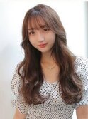 《Agu hair》シルキーベージュロング×numberA.ヘアバター