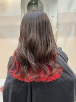 シダミノオ(sida MINOH)&nbsp;20代30代40代50代/似合わせカット/フルバング/レッドブラウン