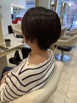 アッシュ 仙川店(Ash)&nbsp;40代50代60代ショートボブ/デザインカラー/メリハリショート/