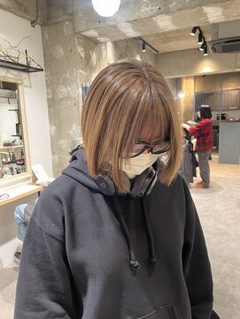 ゼストカロン(ZEST Kalon) ブリーチ１回で作るベージュカラー