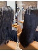 髪質改善ストレート