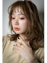 カバーヘア ブリス 大宮西口(COVER HAIR bliss)&nbsp;□カーキベージュハイライトくせ毛風ウルフ315大宮20代30代40代