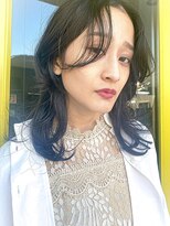 ナービス(NARVIS)&nbsp;ミディアムレイヤー/デザインカラー/ブルーグレージュ