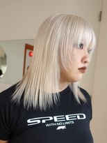 ユルク トウキョウ(jurk tokyo)&nbsp;ブリーチ1回で作るホワイトブロンド