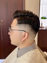 グレイスフルバーバーロンドン 大宮店(Graceful Barber London)&nbsp;【30代 男性】ロンドン七三アイパー（大宮/バーバー）