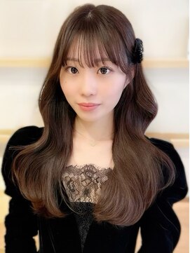 ルエ(rue) ロングレイヤーカットくびれレイヤー20代30代40代韓国ヘア