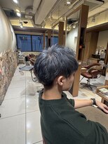ヘアリゾートエーアイ 新宿西口店(hair resort Ai) ダブルカラーアッシュ×透け感メンズ