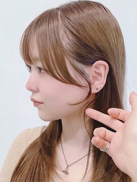 ビューエヒメ(VIEW EHIME) 小顔黒髪レイヤーカット×アッシュカラー20代30代40代