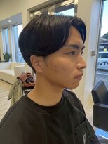 アントバイフィフス 秋田(unt by fifth)&nbsp;秋田メンズパーマ波巻きスパイラルパーマセンターパートフェード