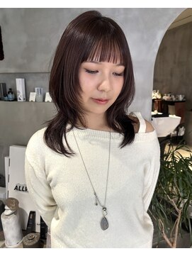 ハウ 心斎橋(how) 冬◎大人レイヤーカットで魅せる小顔くびれミディ