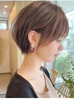 サンドパールス 仙台店(sand PALCE)&nbsp;髪質改善/大人ガーリー/似合わせカット/ショートボブ前髪/仙台