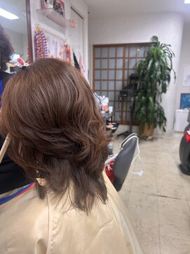 サロン ド シルク ４０代５０代/６０代ショートボブ前髪あり