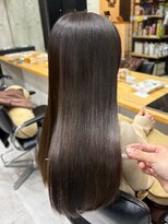 ディーエックス ウエスト(Dxxxx WEST)&nbsp;透明感グレージュ/顔周りカット/レイヤーカット/イルミナカラー