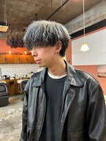 エディ(Edy)&nbsp;メンズマッシュケアブリーチダブルカラーホワイトシルバー