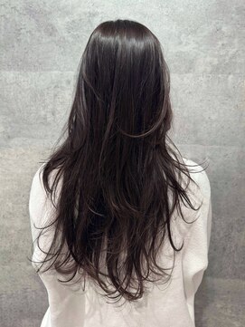 バランス 原宿 表参道(balance) ラベンダーグレージュハイライト×レイヤー YUKA