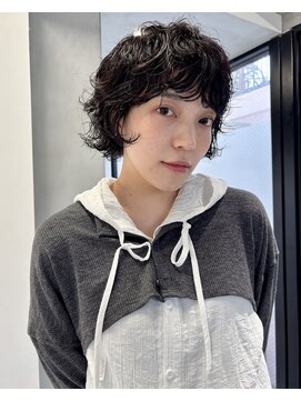 フィルムス 表参道(FILMS) ラテグレージュ顔周りレイヤーボブ韓国巻き結べるレイヤーカット