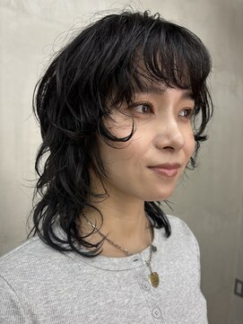 トオ(TOH) レイヤーパーマウルフパーマニュアンスパーマ顔周りパーマパーマ