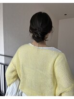 グラッド ナチュラル ヘアー(glad NATURAL HAIR) ゆるっと大人シニヨンアレンジ