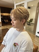 アンソメット 筑後店(UN SOMMET)&nbsp;ナチュラルセンターパート　ベージュカラー
