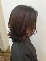 ラニス ヘア(Lanis hair)&nbsp;ワインレッド×ネオウルフ