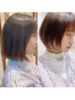 アリエッタ ギンザツー(ARIETTA GINZA2)&nbsp;お手入れ簡単ショート【ビフォア　アフター】透明感/抜け感/小顔