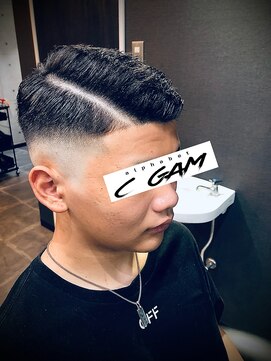 アルファベットシーガム(C gam) スキンフェードBOY
