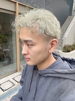 アルカナ 明治神宮前原宿(ARCANA)&nbsp;ホワイトカラー　ホワイトブロンド　メンズショート