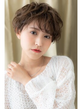 カバーヘア イヴ 戸頭店(COVER HAIR EVE) フレンチカジュアルくせ毛風マッシュパーマZ戸頭20代30代40代