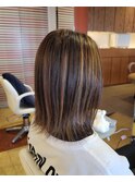 グレージュハイライト