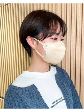 ロンドプロフィール 浦和(Lond profil) 蒲生優 【黒髪カタログ耳かけマッシュショート】【浦和】