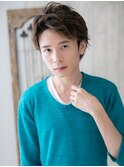 ワイルドアップバングのアシンメトリーおしゃれショートR北浦和