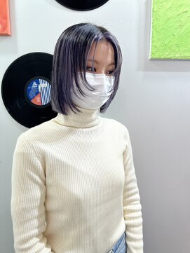 デート 下北沢(DATE) ダブルカラーラベンダーベージュカラーケアブリーチハイトーン