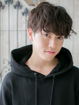 モッズヘアメン 札幌月寒店(mod's hair men) ゆるふわパーマでやわらかツーブロックマッシュh札幌月寒