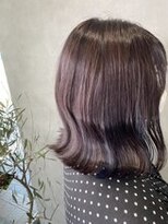 ウノ 若葉台(UNO)&nbsp;イヤリングカラー/パープルブラック/ホワイトラベンダー