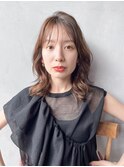 【unami】ゆるふわパーマ×抜け感ミディアム　澤田杏奈