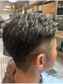 アイロンパーマ メンズショート 30代40代