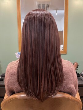 リーフ(Leaf) 前髪/マチルダボブ/ピンクベージュ/インナーグレージュ/武蔵浦和