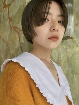 アンドレイ 表参道(andrey) [ANDREY]グレーベージュ/レイヤーロング/前髪パーマ黒髪カタログ