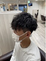 カイノ(KAINO)&nbsp;刈り上げ　ツーブロック　波パーマ　スパイラルパーマ