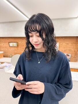 トゥコ(tuco) パーマ ミディアム スパイラルパーマ カット 前髪カット