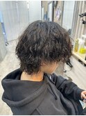 ●ウルフ波巻きパーマ