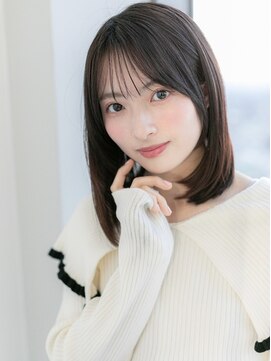 マカロン 郡山本店(MACARON) 切りっぱなしボブ/エアリーロング/美髪/ピンクブラウン/郡山#24