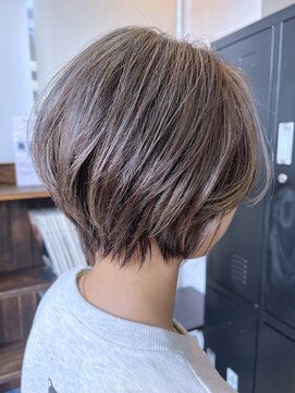 ザ カラー ラボ(THE COLOR LABO) ハイライトオンカラー　シルバーグレー　ショート