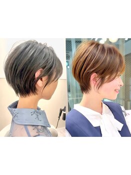 顔周りのカットからバッサリカットまで。ご自宅でも再現できる似合わせショートヘアを実現します[ショート]