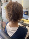 エアリーパーマショートボブ
