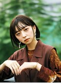 【 モード×レトロ感 似合わせ切りっぱなしボブ 】